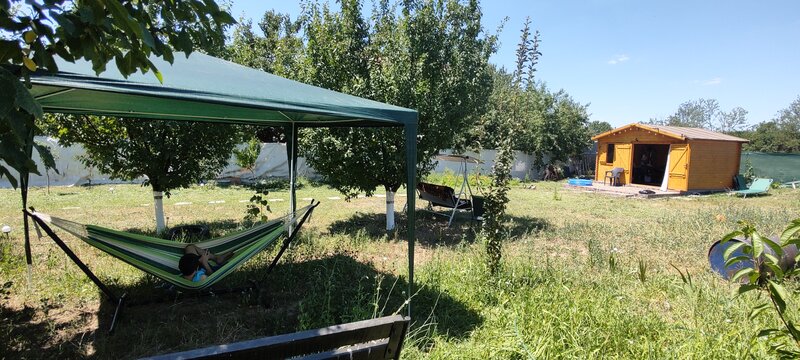 Cascioarele, Ulmi jud. Giurgiu, teren 1.200 mp + casuta de gradina si anexe